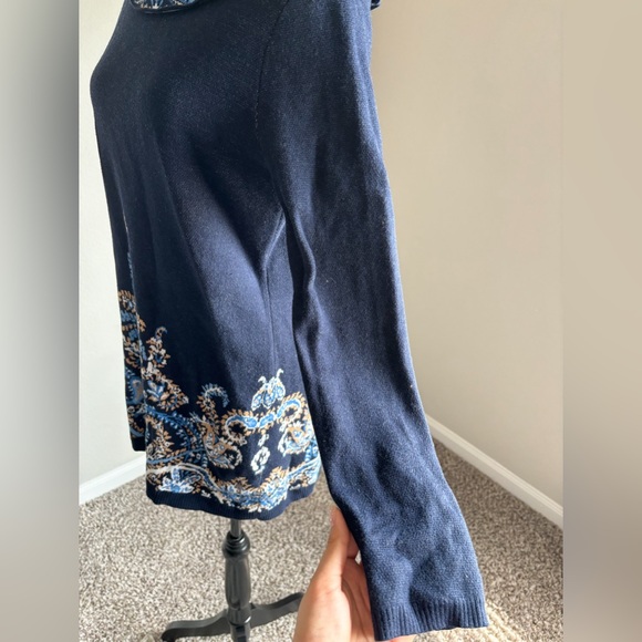 À La Carte Sweater With a Paisley Pattern - Picture 4 of 6